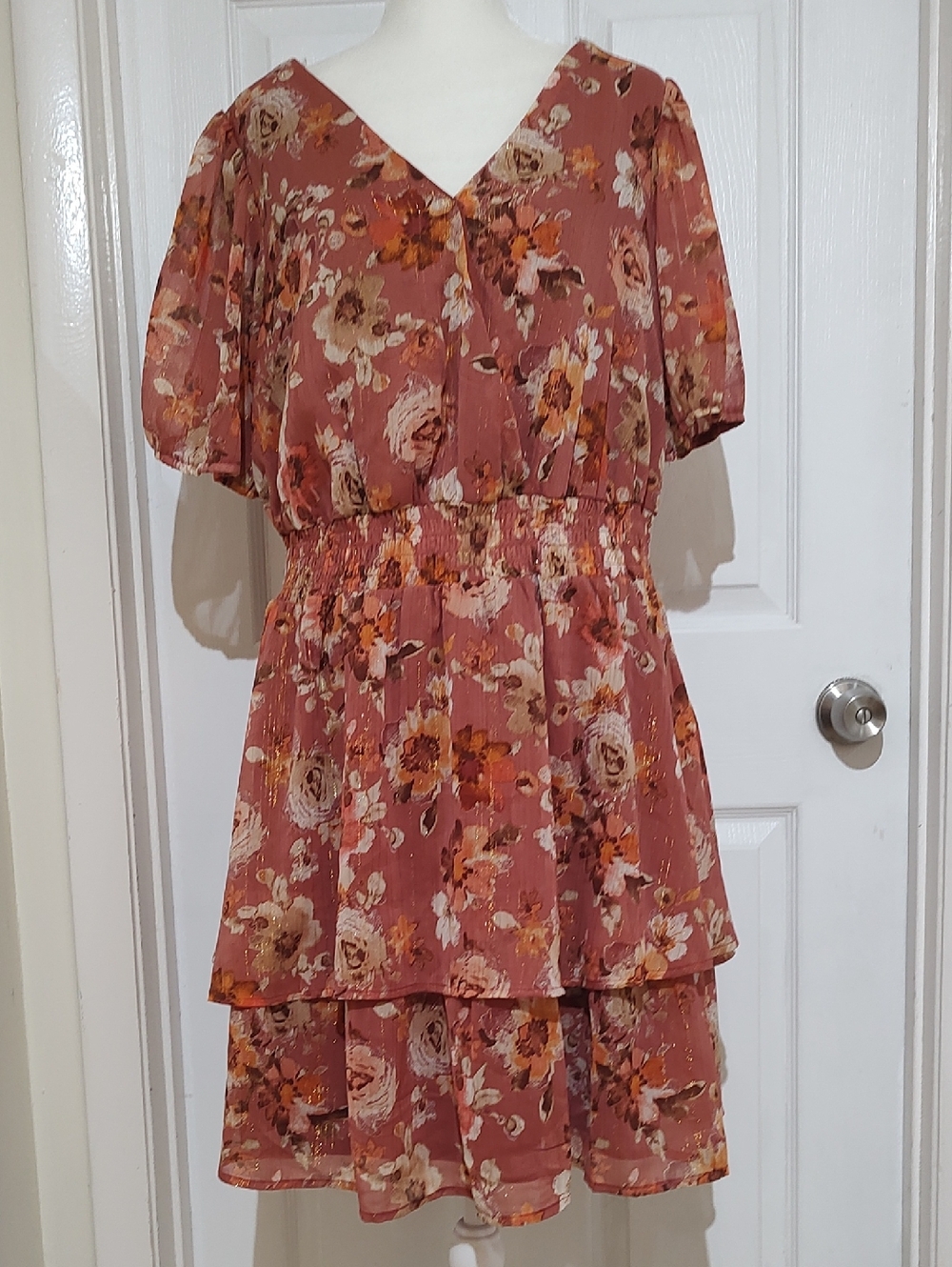 Floral Tiered Summer Dress